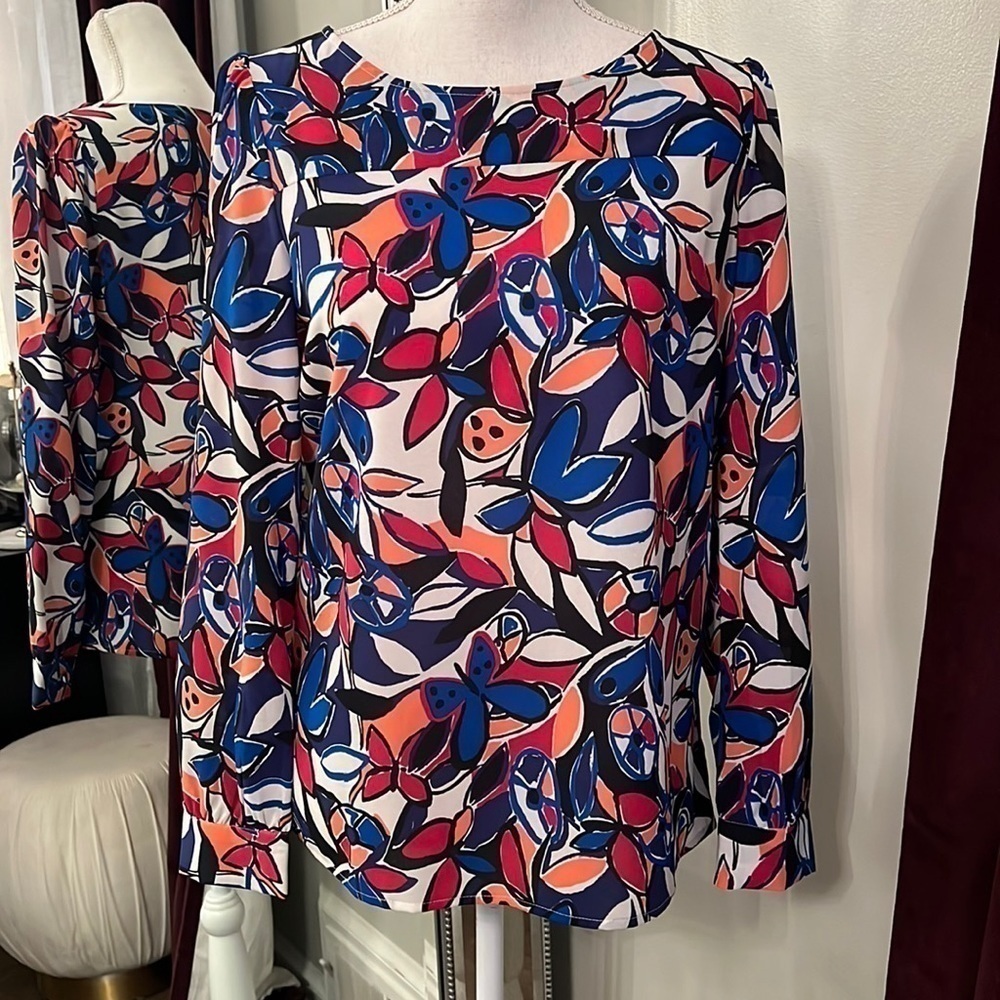 J. Crew Factory Floral Top Size Small